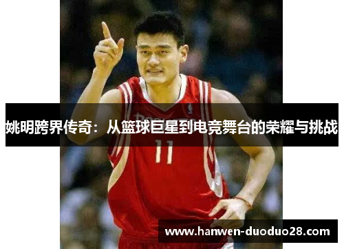 姚明跨界传奇：从篮球巨星到电竞舞台的荣耀与挑战